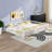 Twin XL Over Queen Floor Bunk Bed, Metal Bunk Bed Frame With Ladder & Guardrails For Bedroom, Guest Room-981410075