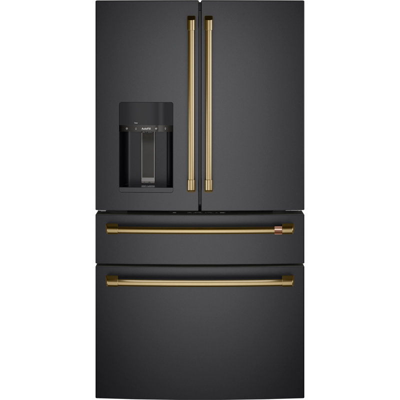 Refrigerator Handle Kit, Brushed Brass