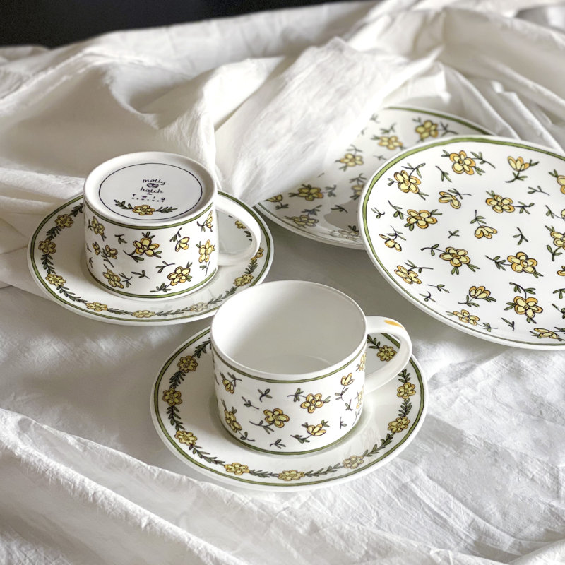 Daisy Chain Bone China Teacup