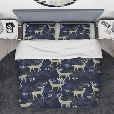 Rustic Polyester No Floral Duvet Cover