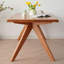 Table de salle à manger rectangulaire en bois massif brun-679006755