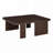 Modern Minimalist Coffee Table Set, Rectangle Coffee Table with Splicing Design, Multifunctional Combination Table for Living Room -1014373715