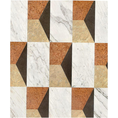 12*24 Waterjet marble,White Gold Red Grey 4 color, natural marble, for floor and wall,polished marble tile, natural stone, genuine marble, real marble, 1 box each pattern 2 pcs