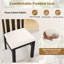 Ensemble de 2 chaises de salle à manger à haut dossier avec siège rembourré pour la cuisine-1803481210