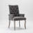 22" W Upholstered Tufted Dining Chairs with Solid Wood Legs-1972399772