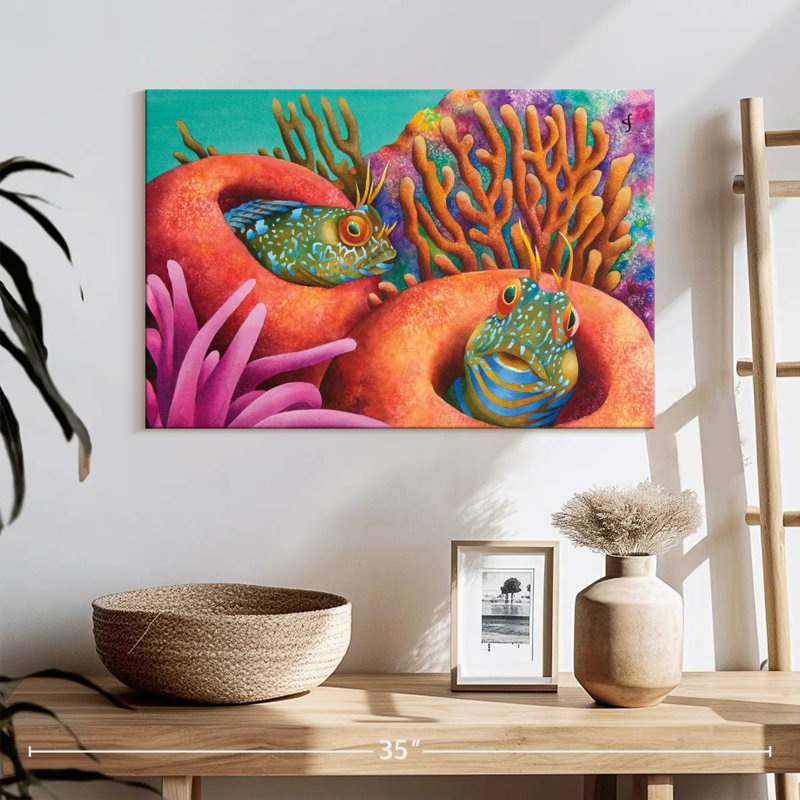 Brampt Seaweed Blennies, 16" H x 24" W
