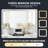 48'' Fluted Makeup Vanity Desk With Hd Triple Mirror And Lights,large Lighted Corner Vanity With Glass Top, Modern Dressing Table With Outlets-1161749623