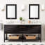72" Robertson Double Bathroom Vanity Set with Oval Undermount Sinks-75247113-75247115-75247116