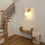 Oval Glass 18Cm Flush Mounted Sconce