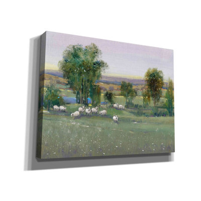 «Field of Sheep II» par Tim O'toole, art mural sur toile