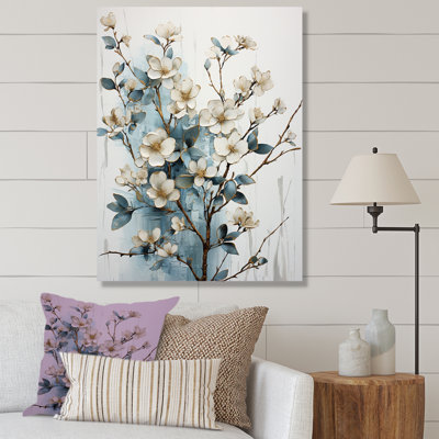 Reproduction sur toile White Dogwood Blossom Dreams II