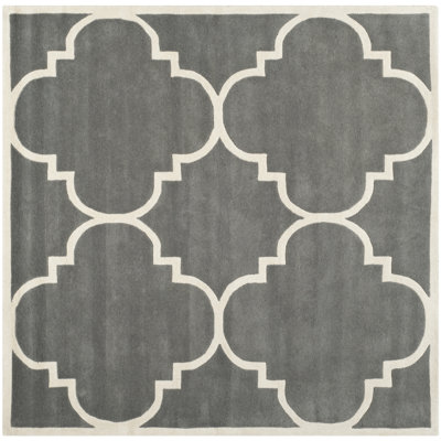 Carolene Hand Tufted Wool Geometric Rug