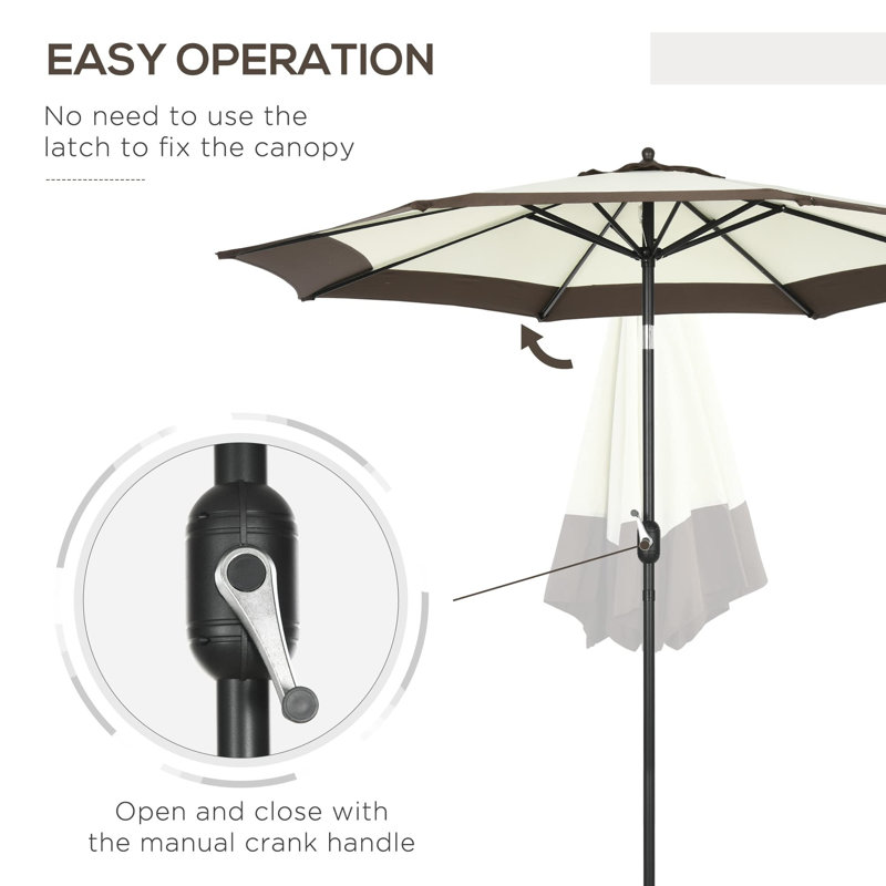 Cowen 265cm Tilt Balcony Parasol