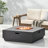 40" Square Fire Heating Unit - Iron In Brown + Gold, 38.5In X 13.14In, 66.5Lb, Outdoor Intrigue Pit Design Iron, 39"X39"X13.14", Glamour