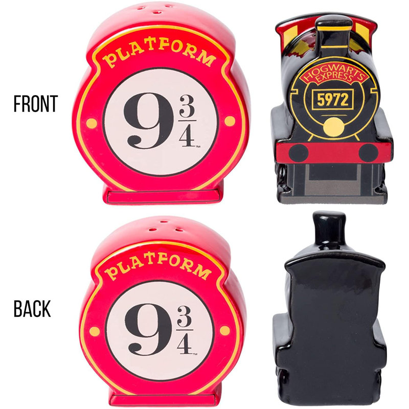 Ensemble de salière et poivrière en céramique Harry Potter Poudlard Express