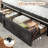 Farmhouse Style Bed Frame with LED Headboard & Storage-1028532640-1020761074