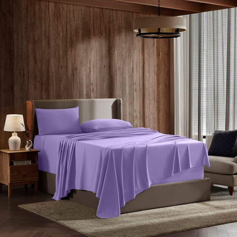 Ensemble de draps ultra doux et respirant Hotel Collection, Lavande, Grand lit