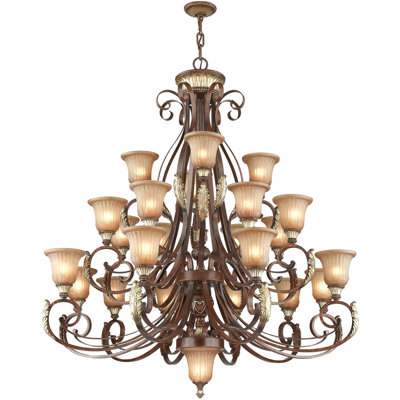 Lustre à niveaux 23 lumières Alvontae