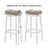 LuXeo Barstow White Bar Stools with Cushion-487755079-487755130