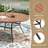 6-Person Outdoor Round Dining Set-1956978812-1956978811