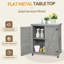 Banc de rempotage avec armoire de rangement et plateau de table en métal pour patio extérieur, table de poste de travail extérieur-1390651287