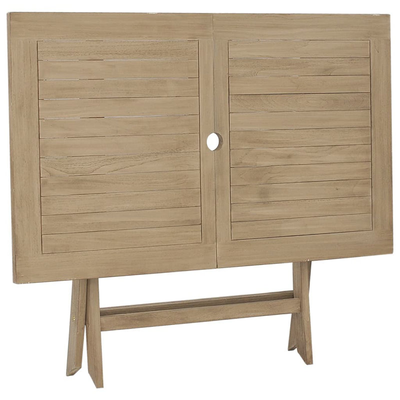 Foldable Wooden Coffee Table, 29.5" H x 47.2" L x27.6" W, Gray