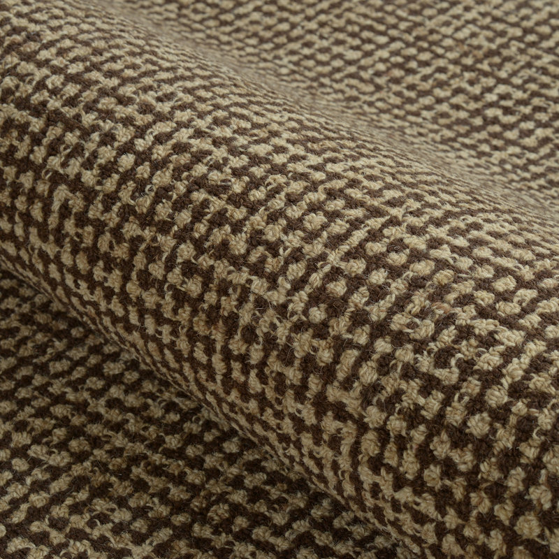 Tapis 100% laine touffeté à la main, Chocolate, 9' x 12'