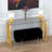 Santillanes 47'' Glass Top Console Table