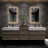 Albizu 79" Wall-Mounted Double Bathroom Vanity-88999172