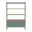 Caskie Manufactured Wood Shelving Unit-1896634020