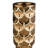 14.25" Tall Polyresin Decorative Vase "Mystic Owl", Golden Finish