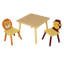 Jungle Table and Two Chairs Set