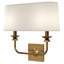 William Wall Sconce - 1-Light - Lacquered Burnished Brass-1129632336-1129632339
