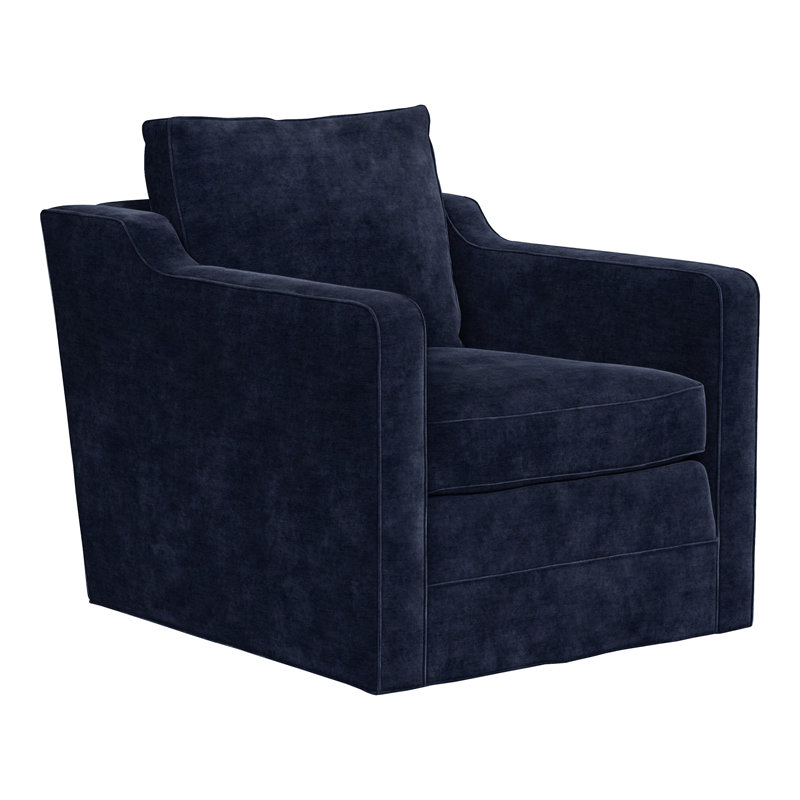 Stanton 31.5" Stanton Base to Floor Swivel Chair, Nadia Eclipse 100% Polyester