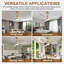 Ventilateur de plafond en bois massif de 48 pouces avec télécommande, ventilateur de plafond à DEL 3Cct