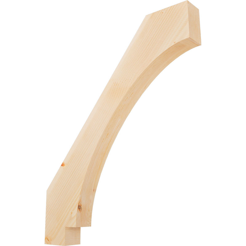 Imperial Knee Brace, Douglas Fir, Smooth, 34" H x 3.5" W x 28" D