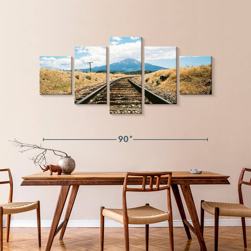 Mountain Shasta Railroad, 42" H x 92" W