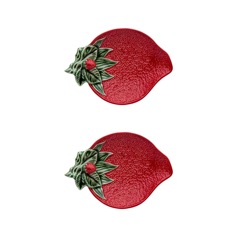 Strawberries Earthenware Platter
