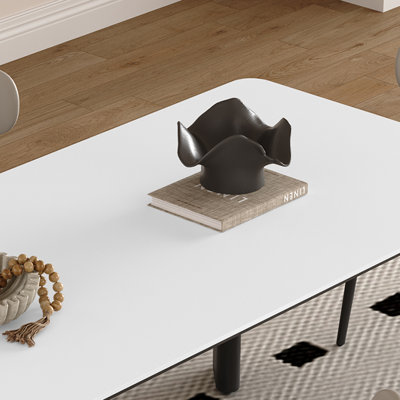 Modern simple rectangular dining table sets.