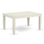 Ensemble de table à manger 5 pièces pour 4 personnes comprenant une table de salle à manger rectangulaire avec rallonge papillon et 4 chaises, blanc lin-535416344