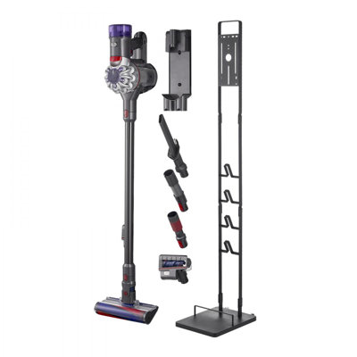 Vacuum Stand for Dyson Multi-Models Stable Storage Bracket Holder with 4 Hooks