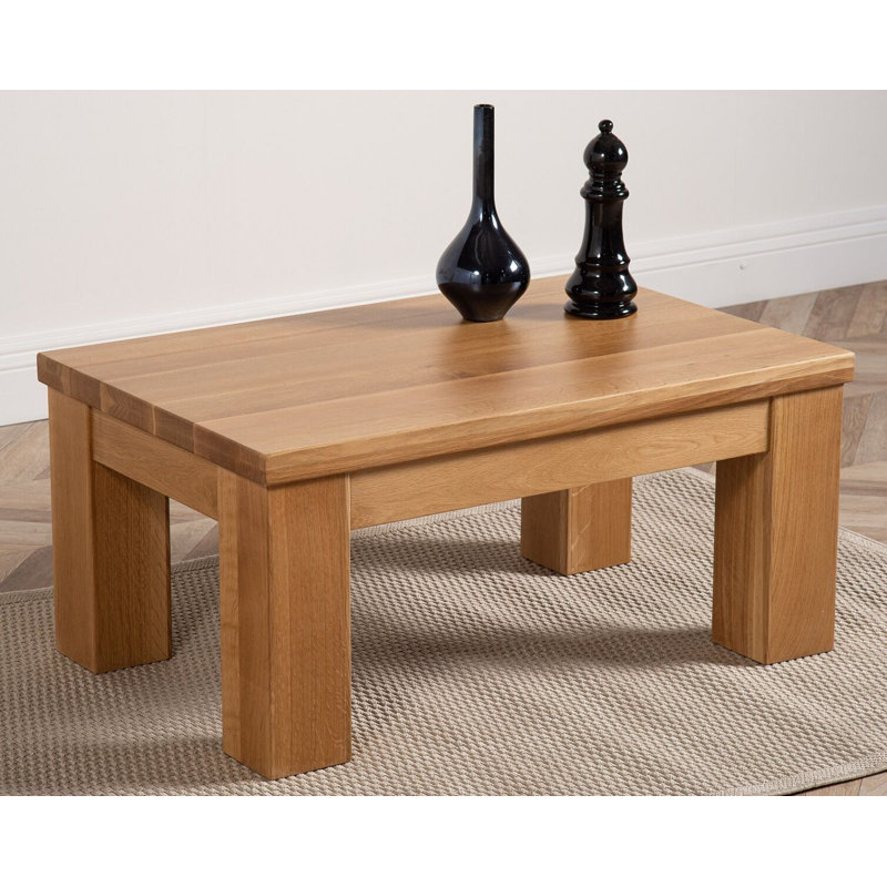 Ipava Solid Wood Four Leg Coffee Table, 42cm H x 60cm W x 92cm D