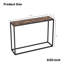 Console étroite, table de vestibule haut de gamme, entrée, table de couloir industrielle, salon, vestibule