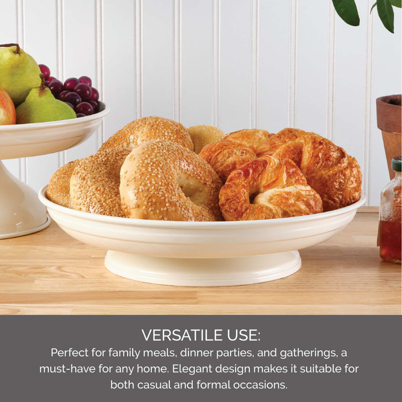 Towle Living 12-In White Lazy Susan