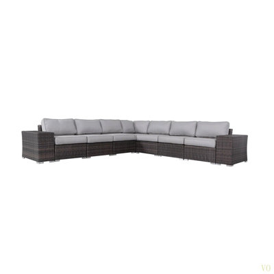 Fully Assembled Outdoor Wicker Patio Sofa – Ready-To-Use Furniture For Fast & Easy Setup