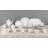57 Piece Bone China Dinnerware Set - Service for 8