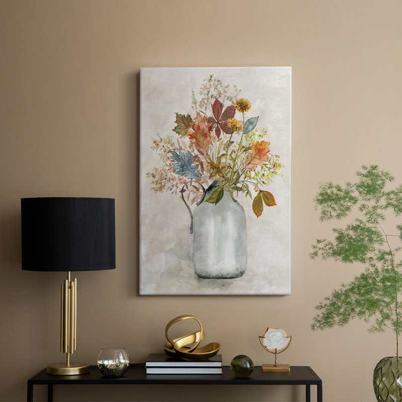 Autumn Bouquet I -Custom Wrapped Gallery Cavas, 12" H x 8" W
