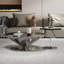 Stainless steel floating saucer coffee table-105511061