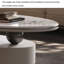 Table basse ovale en pierre-1037026402