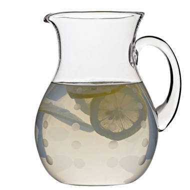  NiHome Glass Pitchers with Lids, 62oz Glass Water